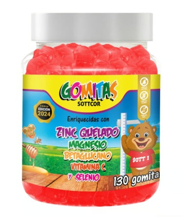 GOMITAS SOTTCOR LABS - ZINC QUELADO